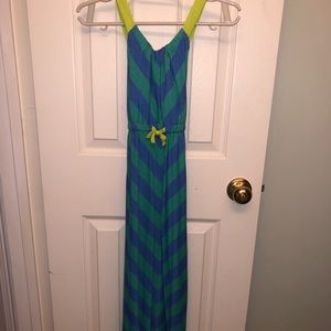 Girls Criss Crossed Maxi Dress
